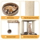 thumbnail image 2 of Árbol para gatos PETSITE 104 cm de mimbre y sisal de varios niveles, 2 of 7
