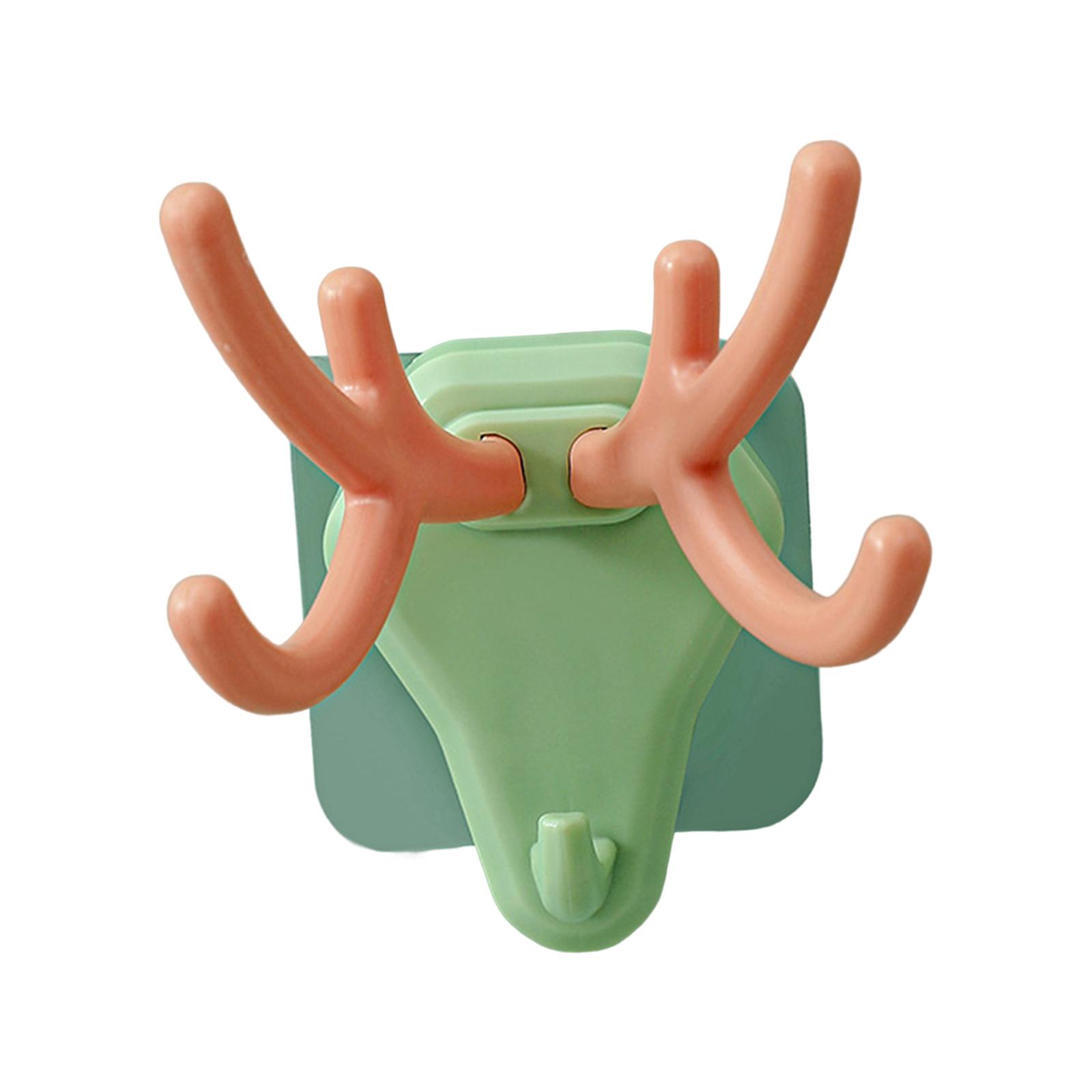 Bothyi - Gancho Multiusos Para Baño, Soporte Para Bolsas, Toallero, Dormitorio, Hogar, Verde