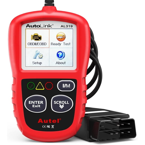 Scanner OBD2 Autel AL319 Lector de Códigos Pantalla 2.4