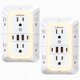 thumbnail image 1 of Extensor de Enchufes JcBlaon 6 Tomas 4 Puertos USB Luz Nocturna, 1 of 7