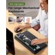 thumbnail image 2 of Reposamuñecas Vaydeer XL con Soporte para Teclado de Espuma de Memoria Negro, 2 of 7