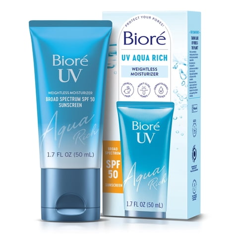Protector Solar Bioré Uv Aqua Rich Spf 50 Pa++++ 50 Ml Para Rostro