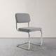 thumbnail image 1 of Silla Comedor Cocina Moderna Metal Acolchada Breuer Gris Venhoouse, 1 of 10