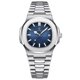 thumbnail image 2 of Reloj Analógico de Cuarzo para Hombre 40 mm Acero Inoxidable Cristal Mineral Calendario Resistente al Agua 3 BAR Estilo Ejecutivo y Casual para uso diario, 2 of 3