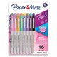 thumbnail image 1 of Paper Mate Flair Marcadores de Punta Fina 0.4mm Ultra Fina Paquete de 16, 1 of 7