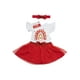 thumbnail image 1 of Body y cintillo navidad rojo arcoiris niña, 1 of 3