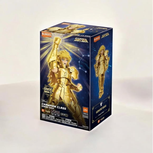 Gemini Saga Champion Class Caballero Del Zodiaco Blokees