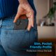 thumbnail image 4 of Funda ENCASED para iPhone 17 tipo cartera negra, 4 of 8