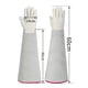 thumbnail image 1 of Guantes criogénicos Guantes protectores de nitrógeno líquido de baja temperatura Guantes congelados de seguridad de almacenamiento en frío 60cm, 1 of 3