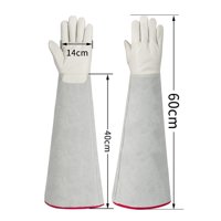 Xusx111 - Guantes Criogénicos Guantes Protectores De Nitrógeno Líquido De Baja Temperatura Guantes Congelados De Seguridad De Almacenamiento En Frío 60Cm