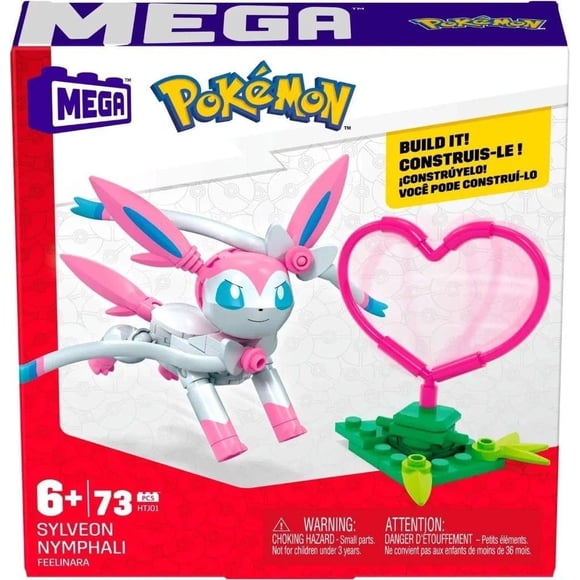 Set de construcción Mega Construx Pokémon Sylveon de 73 piezas