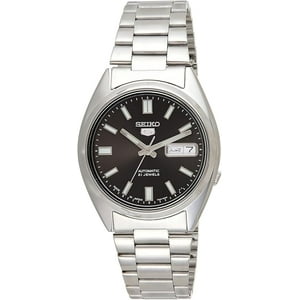 Reloj Seiko Automático Para Hombre 5, 21 Rubíes, Acero Inoxidable Snxs79J1
