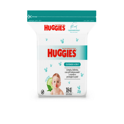 Toallitas Húmedas Cuidado 4 En 1 184 Un Huggies