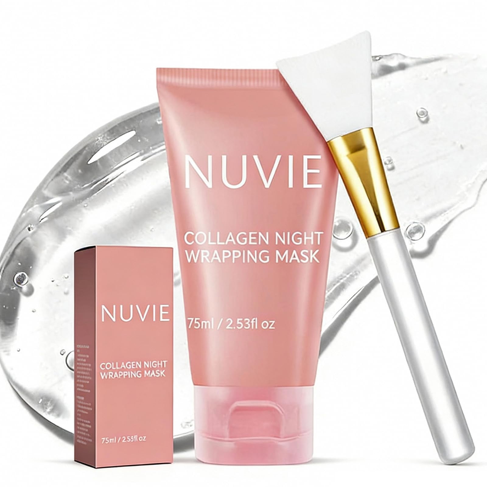 Mascarilla De Colágeno Nuvie Overnight Peel-off Con Colágeno Hidrolizado