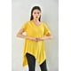 thumbnail image 3 of Polera Mujer Amarillo Manga Corta Corte Asimétrico Talla S, 3 of 3