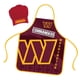 thumbnail image 1 of Set de delantal y gorro de chef Mojo Licensing Washington Commanders, 1 of 1