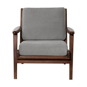 Latam Home - Sitial Neuss Tela Velvet Gris