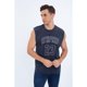 thumbnail image 1 of Polera Musculosa Hombre Algodón Sin Mangas Colores Letras 7601, 1 of 3