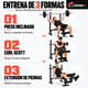 thumbnail image 5 of Banco Multifuncional Centurfit Gym Pecho Bicep 5 En 1 Pesas Gris, 5 of 9