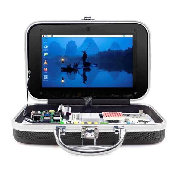 Kit ELECROW para Raspberry Pi 5 de 8 GB con pantalla y sensores de 9 pulgadas