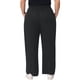 thumbnail image 3 of Pantalones Palazzo de Talla Grande para Mujer de Agnes Orinda, Cintura Alta Elástica, Pierna Ancha con Bolsillo 1X Negro, 3 of 6