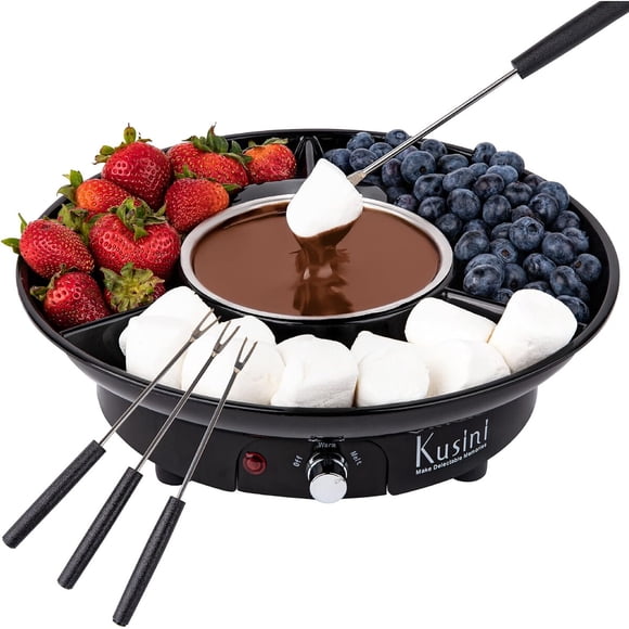 Olla eléctrica para fondue Kusini de 10 oz (296 ml)