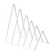 thumbnail image 4 of Clasificador de Carpetas de Archivos, Organizador de Sujetalibros, Decoración de Escritorio, Estantería Triangular, Soporte para Libros para Revistas Blanco, 4 of 5