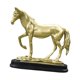 thumbnail image 4 of Colección De Esculturas De Caballos, Adorno De Resina Para Mesa De Oficina, Estantería, Color Dorado, 4 of 5