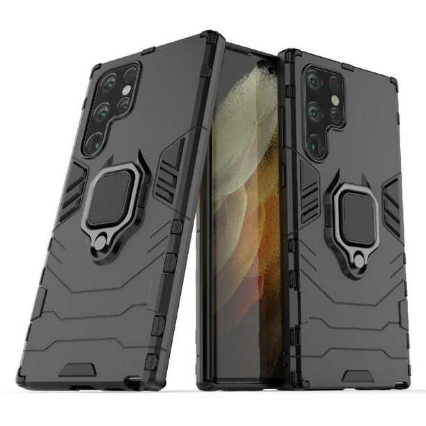 FOXDOCK Funda Antigolpes para Samsung Galaxy S22 ULTRA 5G – Protección Total con Soporte y Diseño Robusto