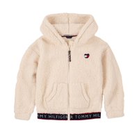 Sudadera Con Capucha Tommy Hilfiger Pearl Sherpa Para Niñas, Talla 7