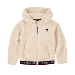 Sudadera Con Capucha Tommy Hilfiger Pearl Sherpa Para Niñas, Talla 7