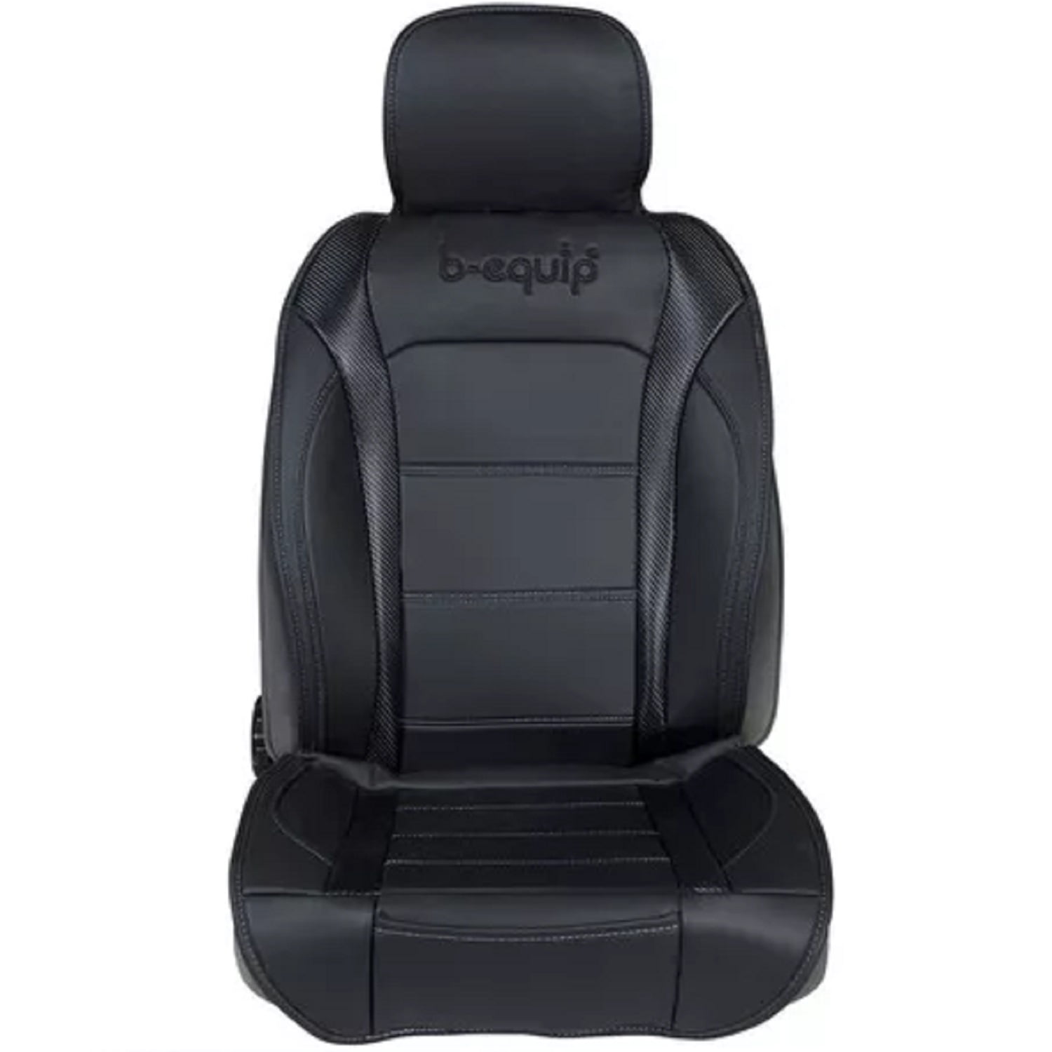 B-equip - Funda Cubreasiento Auto Individual Negro Universal