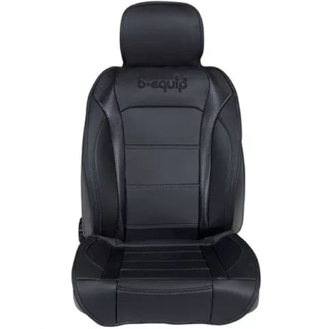 B-Equip - Funda Cubreasiento Auto Individual Negro Universal
