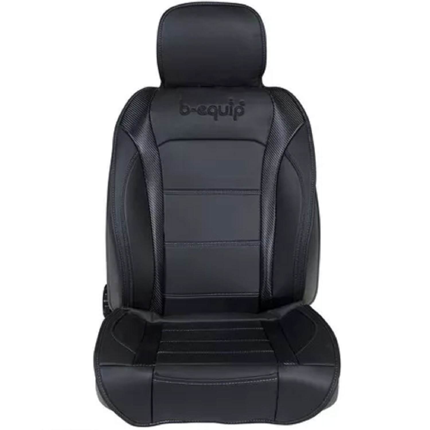 B-Equip - Funda Cubreasiento Auto Individual Negro Universal