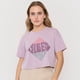 thumbnail image 3 of Polera Mujer Fun M/C Crop Rosado Acid Wash Corona, 3 of 5