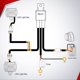 thumbnail image 4 of Kit de arnés de cableado para luz estroboscópica Nilight 16 AWG 12 V 40 A, 4 of 9