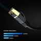 thumbnail image 5 of Cable Ethernet plano Cat7 Maximm 1,8 m (5 unidades) negro, 5 of 6