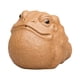 thumbnail image 1 of Estatua De Sapo Dorado De Tres Patas, Adorno De Mascota De Té Para Gabinete De Sala De Estar, Marrón, 1 of 3