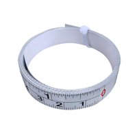 Magideal - Herramienta De Cinta Métrica Autoadhesiva De Acero, Lectura Precisa, Escala Imperial Y Métrica Para Accesorio De Máquina De Aserrado, Multiusos 2M De Derecha A Izquierda