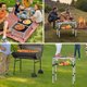 thumbnail image 2 of Mesa Plegable Camping Anbte Aluminio 24x16 3 Alturas Negra, 2 of 3