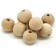 thumbnail image 4 of DayCount 200 cuentas de madera natural sin terminar, 12 mm, 14 mm, 16 mm, 18 mm, 20 mm, bolas redondas de madera, accesorios de joyería, dijes, bolas naturales lisas, 4 of 5
