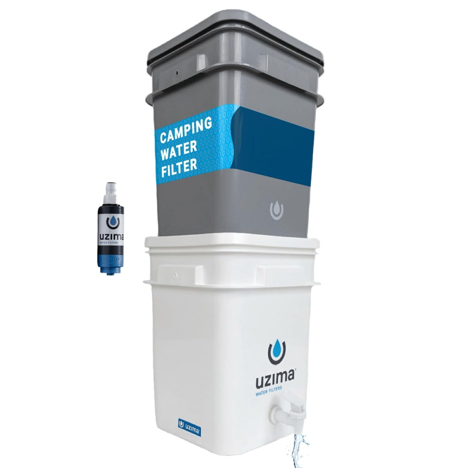 Filtro De Agua Uzima Uz-2 Portátil Para Acampar, Para Glamping Y Senderismo