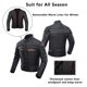 thumbnail image 4 of Chaqueta de Moto BORLENI con Armadura Certificada CE, 4 of 8