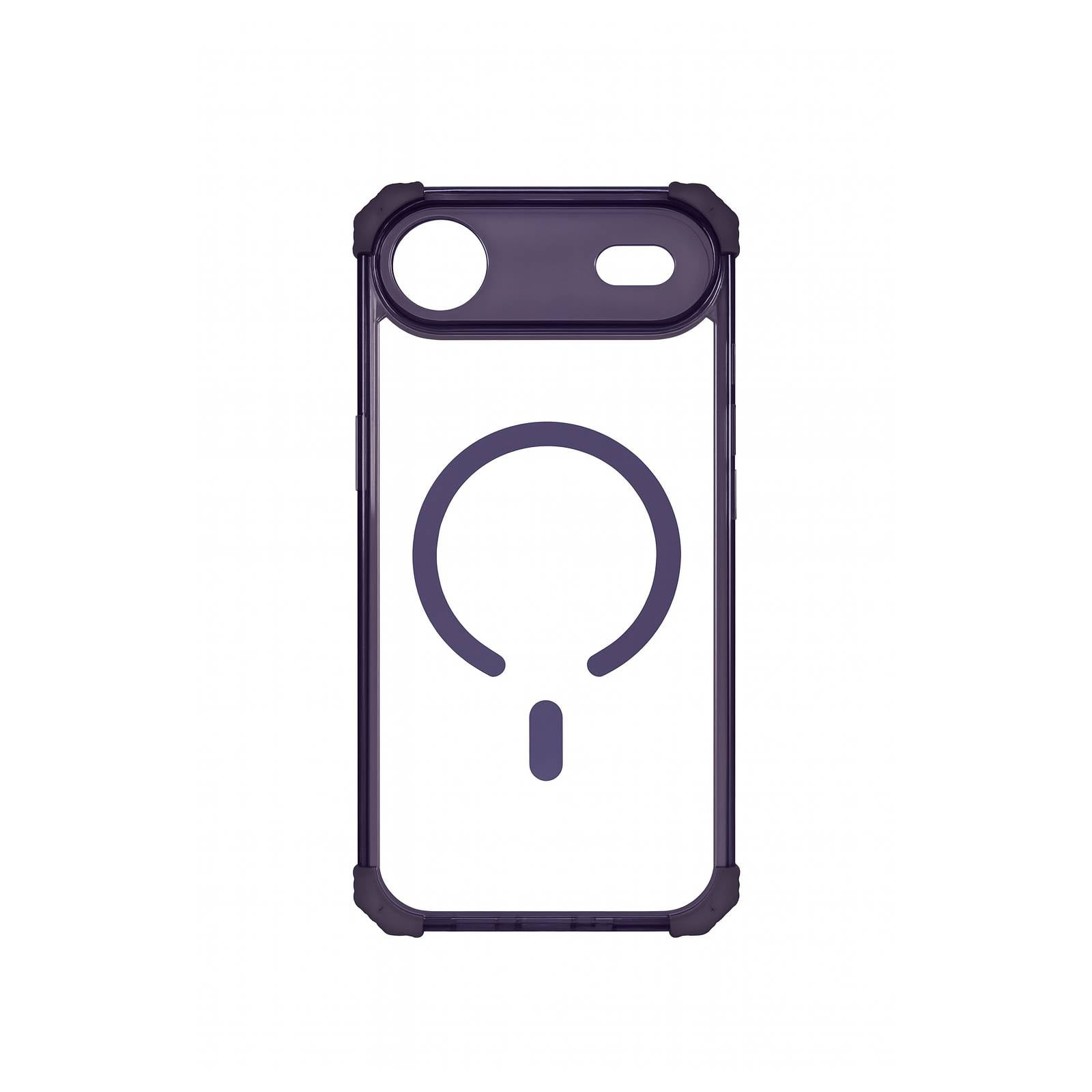 Joigo - Carcasa Antishock Clear Para Iphone 17 Air Magsafe Lila