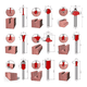 thumbnail image 2 of Set 15 Fresas Madera Toma 1/4 6.35mm - Router Tupi Fresadora, 2 of 3