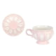 thumbnail image 5 of Juego De Tazas Y Platillos De Té Taza De Té Tazas De Té De Agua Para El Desayuno Leche Latte Rosa, 5 of 5