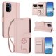 thumbnail image 2 of Funda Cartera Trébol para Xiaomi Redmi Note 10 4G/10S con Ranuras Tarjetas y Carga Inalámbrica Rosa, 2 of 6