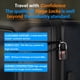 thumbnail image 4 of Candados de equipaje Forge Ultra Secure aprobados por la TSA, paquete de 6 unidades, negros, 4 of 7
