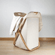 thumbnail image 3 of Canasto ropa sucia plegable bambú, 3 of 3