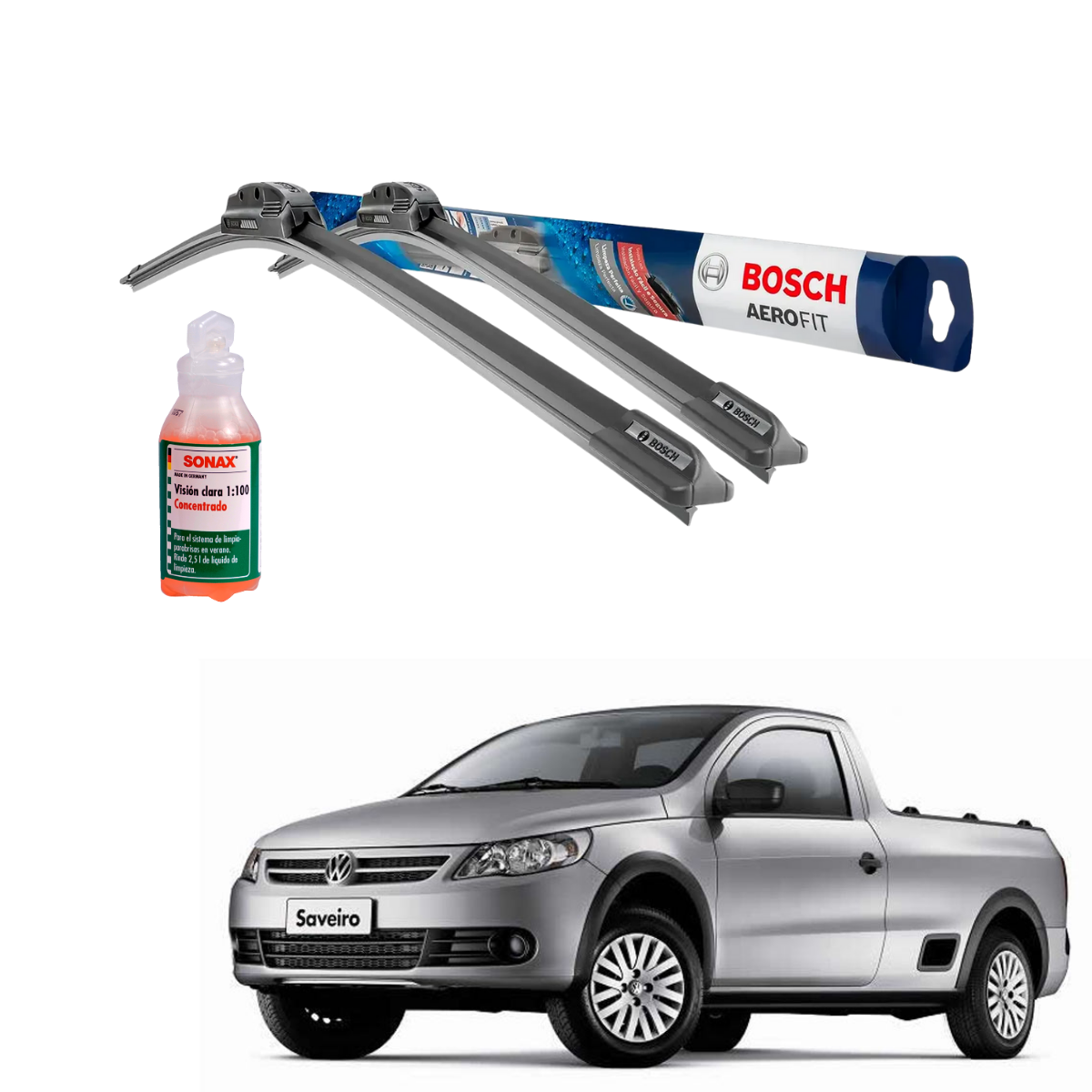 Plumillas Bosch Aerofit Para Volkswagen Saveiro 2010-2013